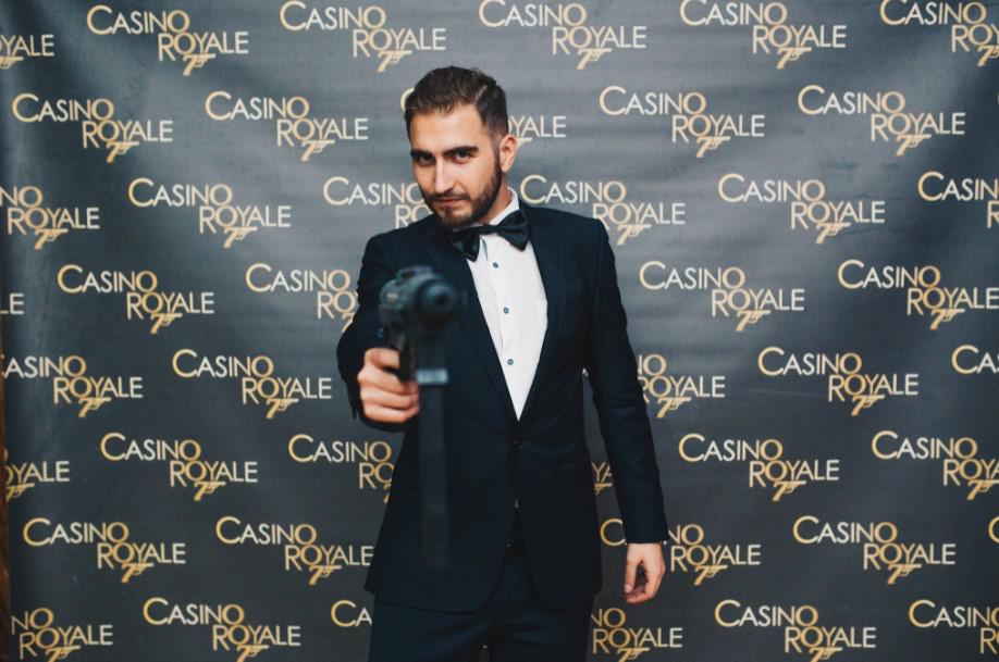 james bond party, event casino royale