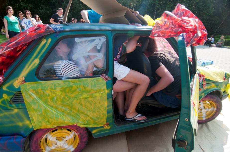 integracja zespołu, maluch, tunning