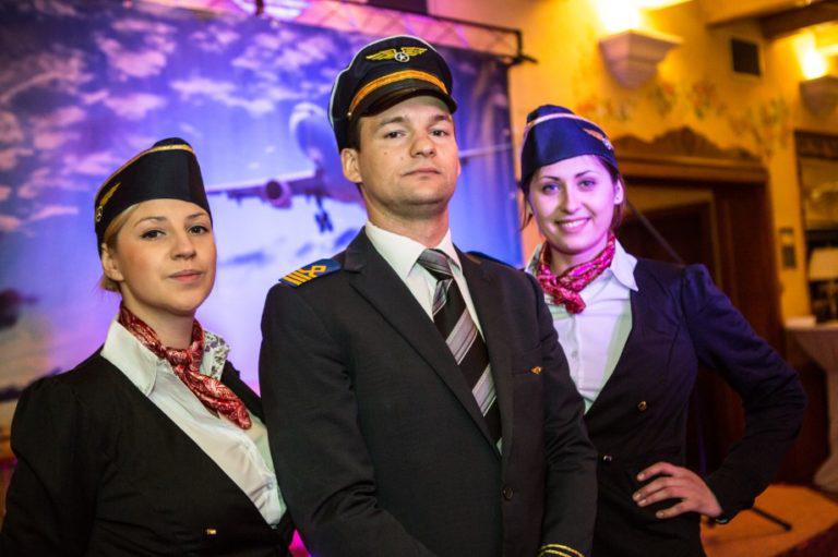 impreza lotnicza, pilot, stewardessy