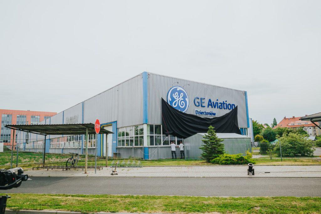 odsłonięcie loga GE Aviation