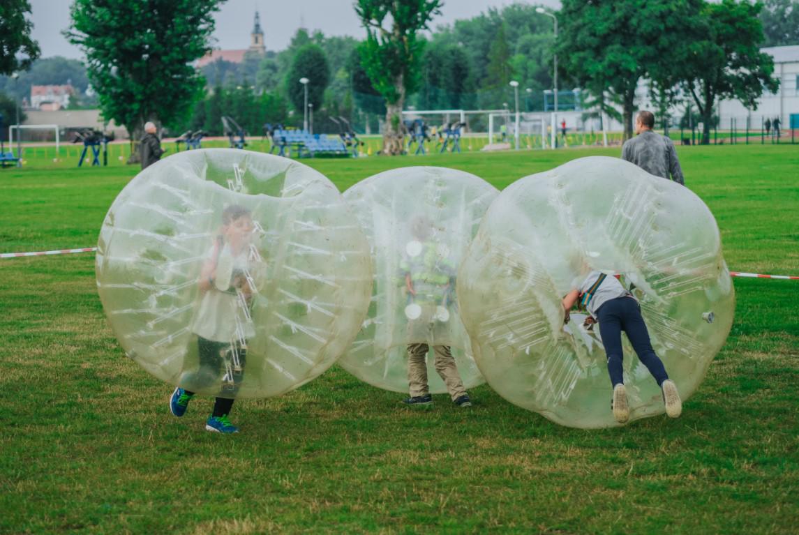 bubble football