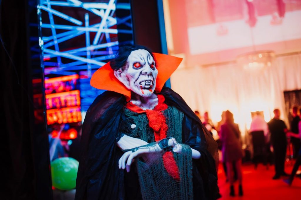 straszydło, dekoracja na evencie tematycznym