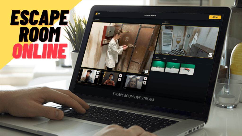 escape room przez Internet