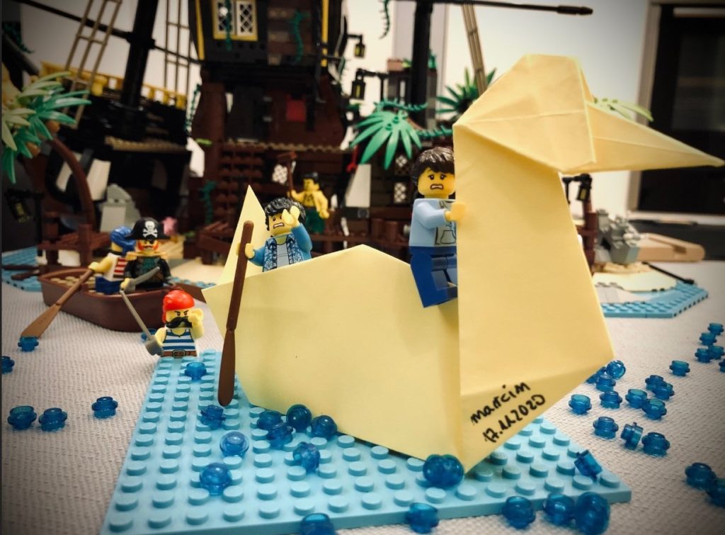 zabawa integracyjne online zadanie manualne