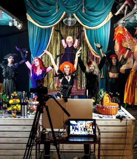 karnawał online, drag queen