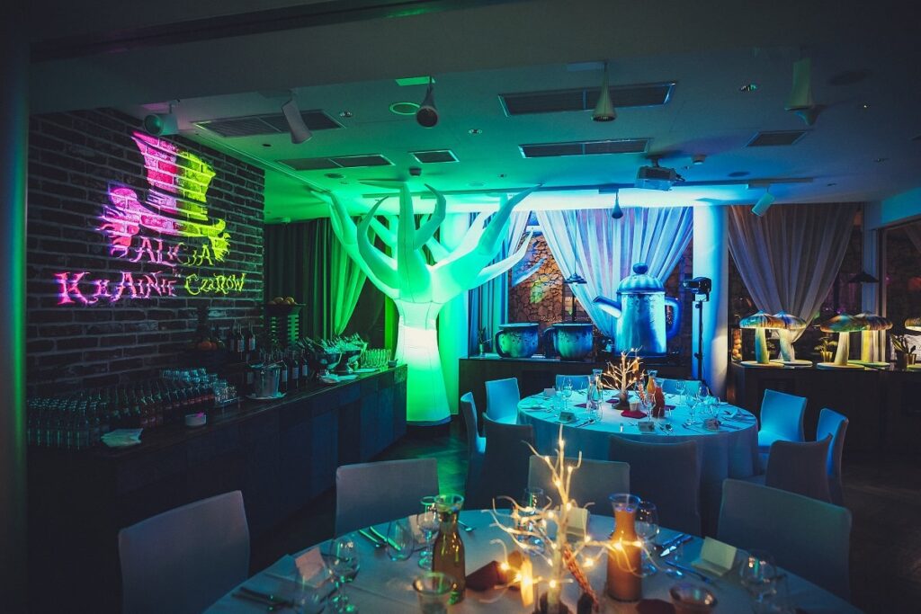 Alicja w krainie czarów, dekoracje na event