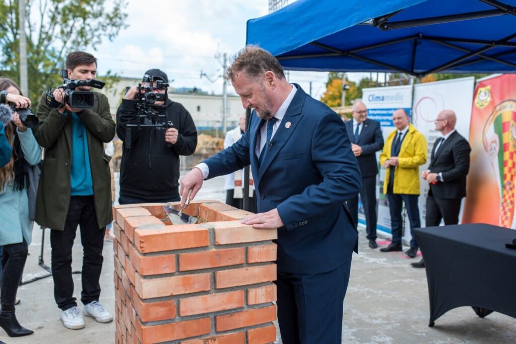 wmurowanie kamienia węgielnego, specjalny event dla firmy