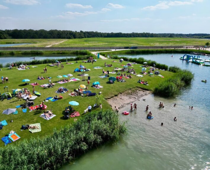 Piknik firmowy Kopalnia Wrocław Paniowice – zbiornik wodny i infrastruktura plażowa