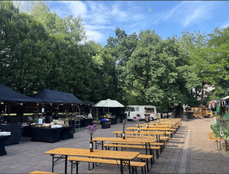 Piknik firmowy Stara Garbarnia Wrocław-Leśnica – przestrzeń plenerowa